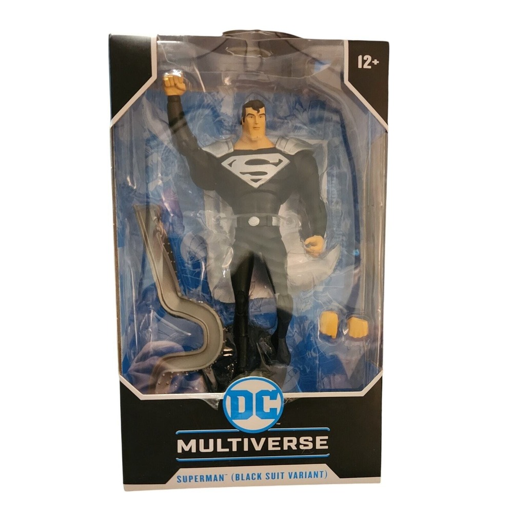 DC Multiverse Superman Black Suit‎ Variant 7" Action Figure with Accessories
